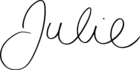 Julie signature